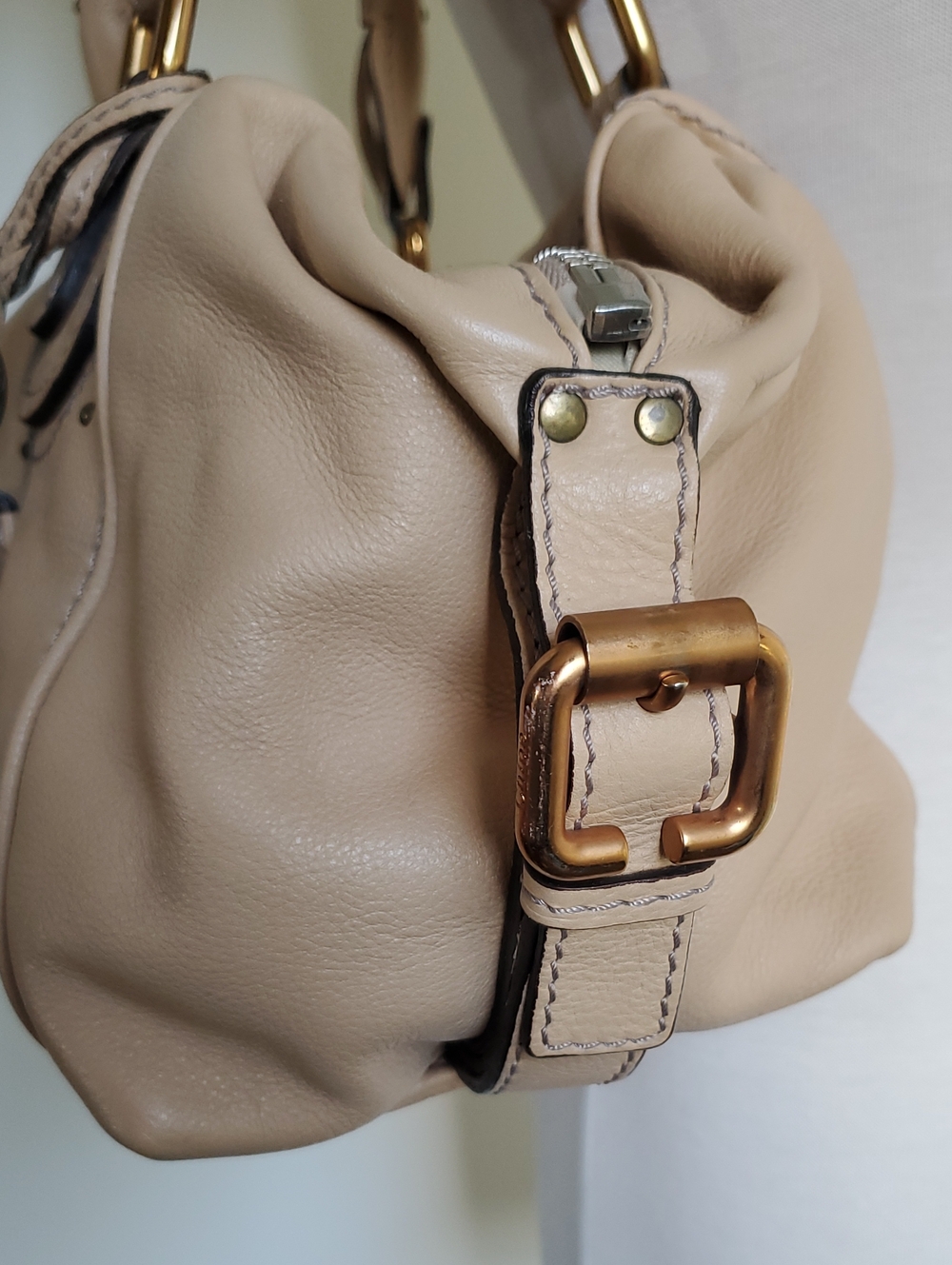 ORIGINAL Chloe "Paddington" Satchel In Cream/Tan - Picture 11 of 16